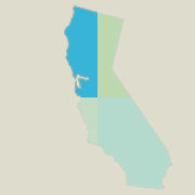 Northwest California boating map.
