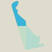 Northwest Delaware boating map.