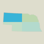 Northwest Nebraska boating map.