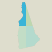 Northwest New Hampshire boating map.