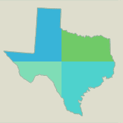 Texas locator map - boating opportunities.