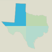 Northwest Texas boating map.
