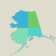 Alaska locator map - boating opportunities.