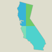 California locator map - boating opportunities.