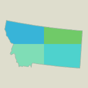 Montana locator map - boat storage.