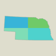 Nebraska locator map - boat storage.