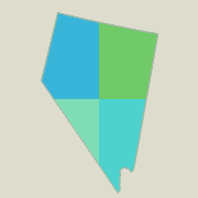 Nevada locator map - Boating.