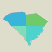 South Carolina locator map - fishing boats for sale.