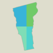 Vermont locator map - boating opportunities.